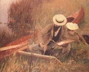 John Singer Sargent Paul Helleu Sketching with his Wife (nn03) oil on canvas